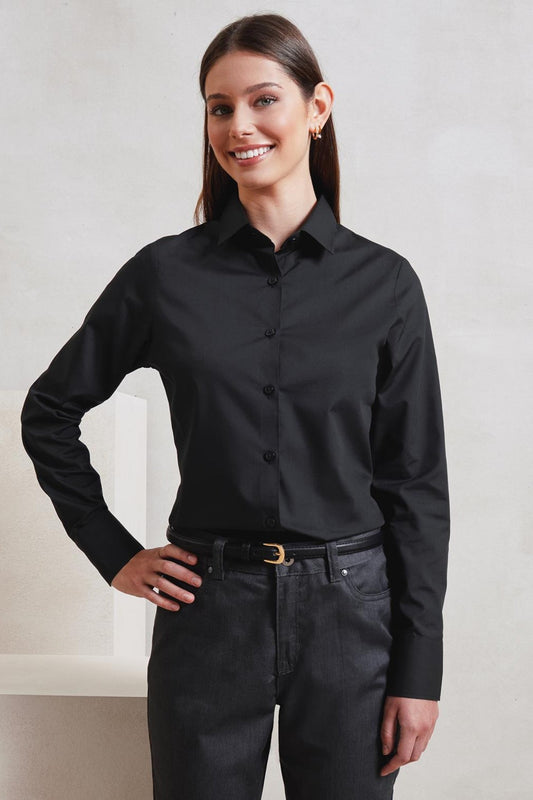 Chemise popeline RECYCLIGHT Ã manches longues pour femme