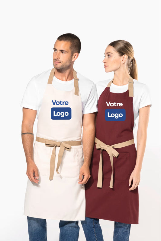 Personalisierte, umweltfreundliche Küchenschürze