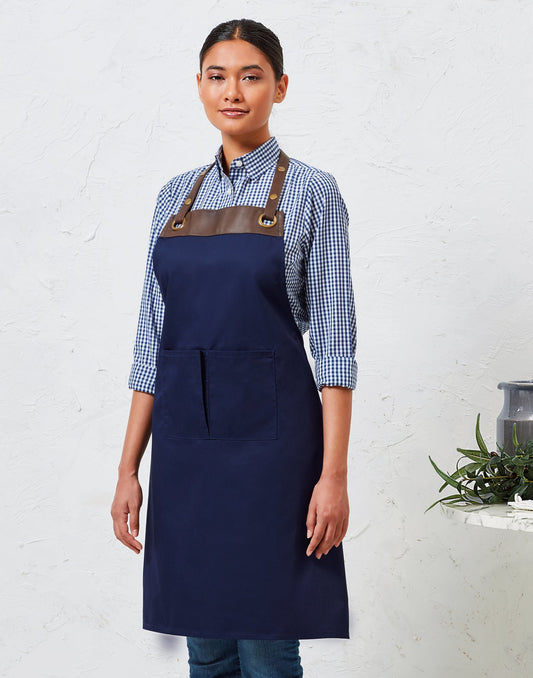 Tablier de cuisine personnalisé à bavette Espresso