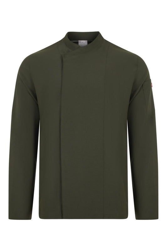 Veste de cuisine en microfibre avec dos Coolmax® manches longues