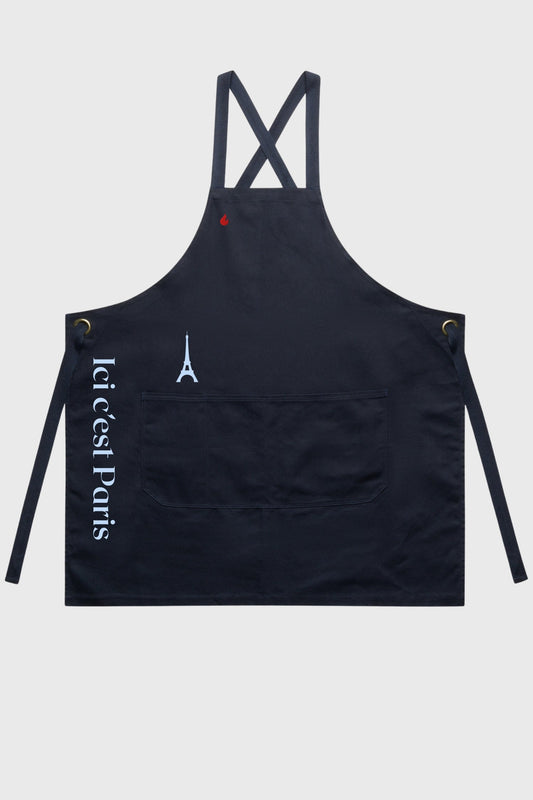 Tablier de cuisine Flamme – Ici c'est Paris, édition limitée.