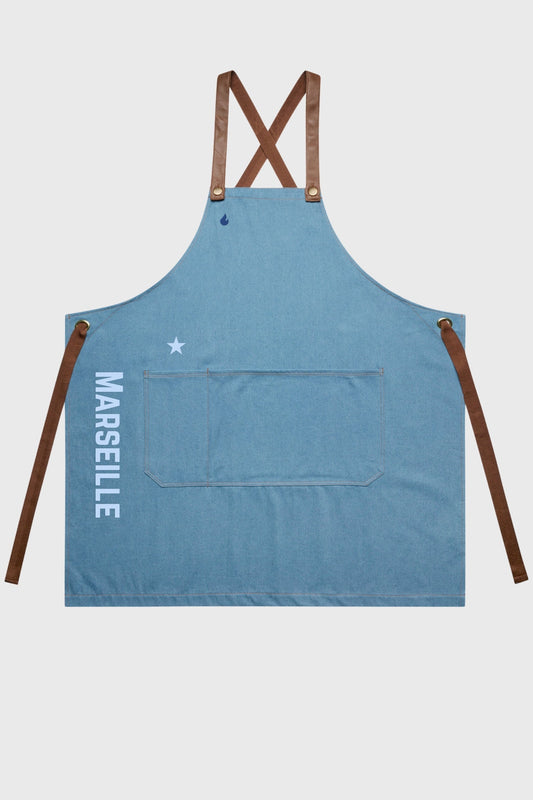 Tablier en Denim, Flamme by Unichef – Marseille, édition limitée