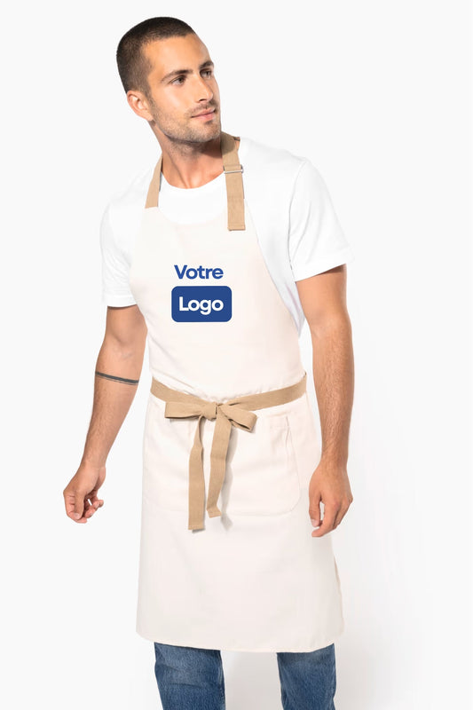 Tablier de cuisine personnalisé éco responsable