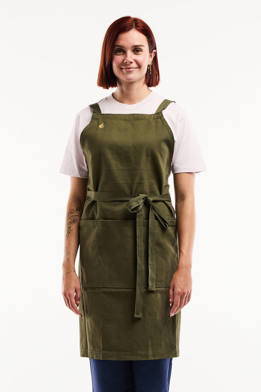 Kochschürze Flamme – 100% dicke Baumwolle – Unichef Signature