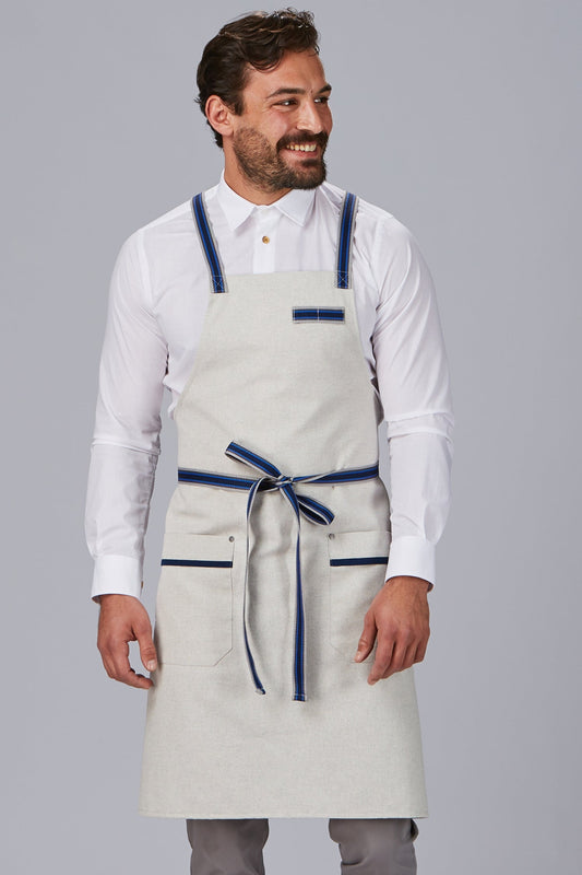 PANAMA-Latz-Kochschürze – personalisiert